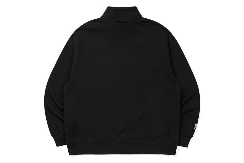 CIRCLE LOGO COTTON ANORAK_BLACK