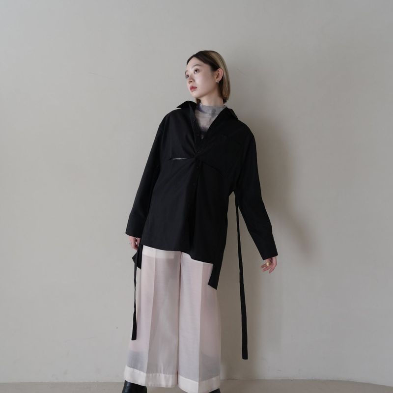 center slit shirt