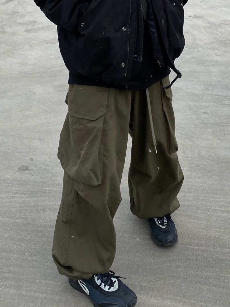 balloon fit cargo pants 2C