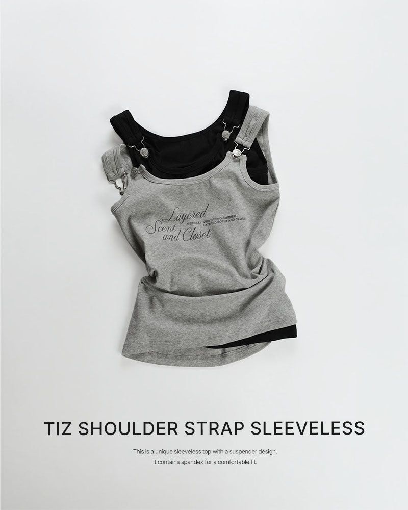 [ORIGINAL] Tiz shoulder strap sleeveless
