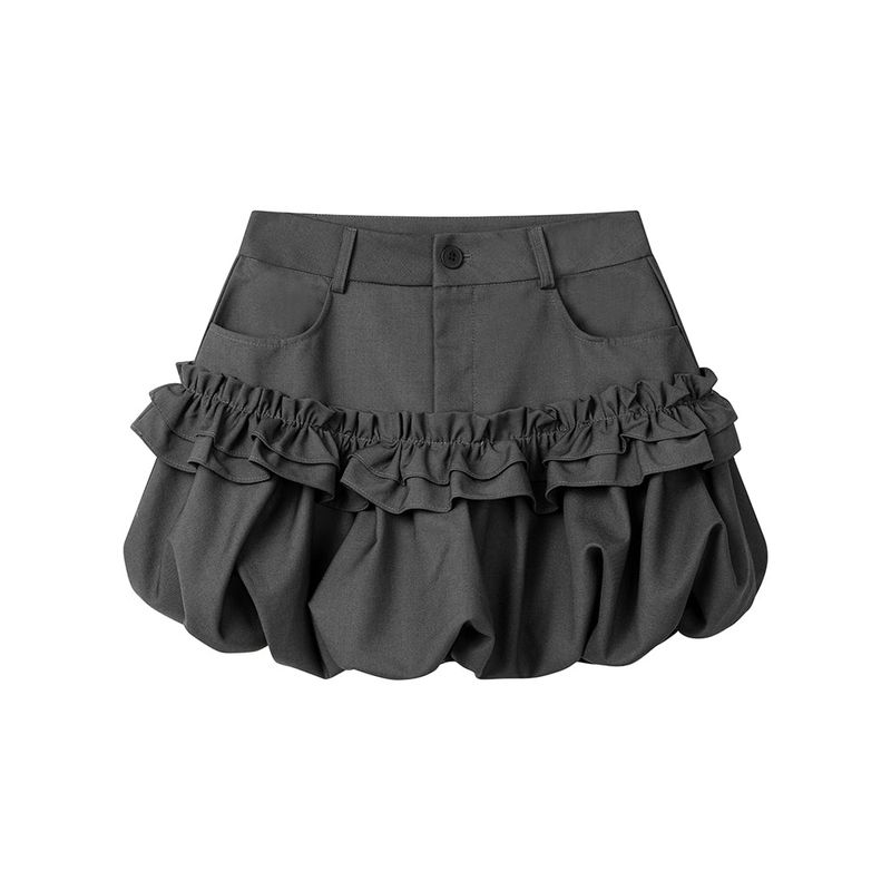 Cozy&Kitsch（コージーアンドキッチ）の「ラフルバルーンシャーリングミニスカート 231216236（スカート）」