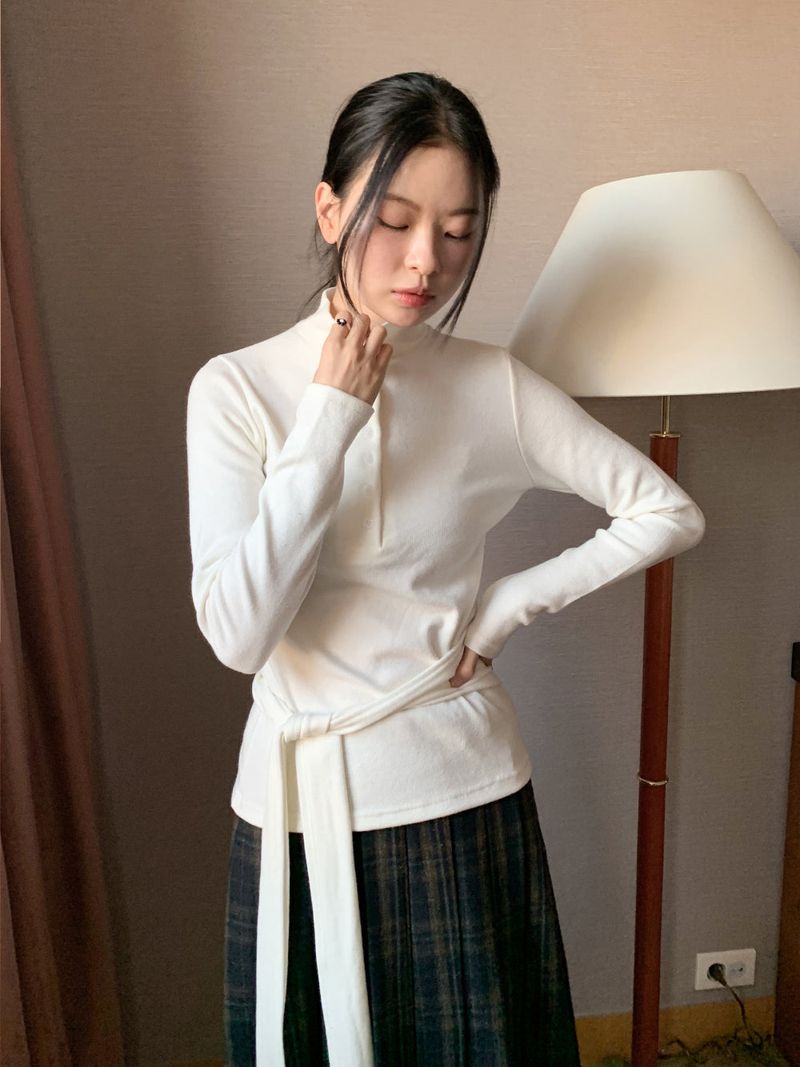  WINTER STRAP COLLAR KNIT