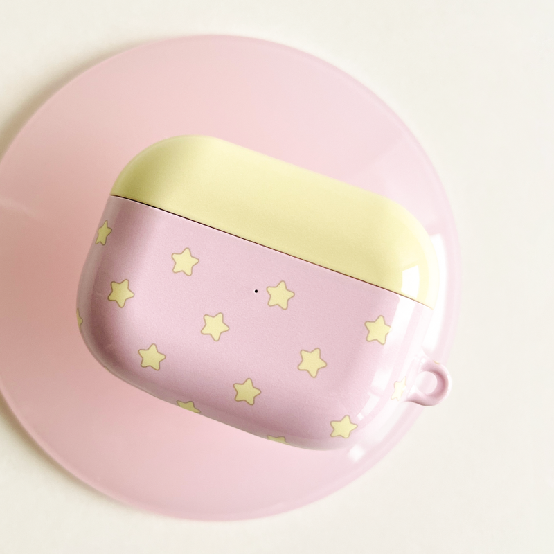 star candy glossy hard airpods case