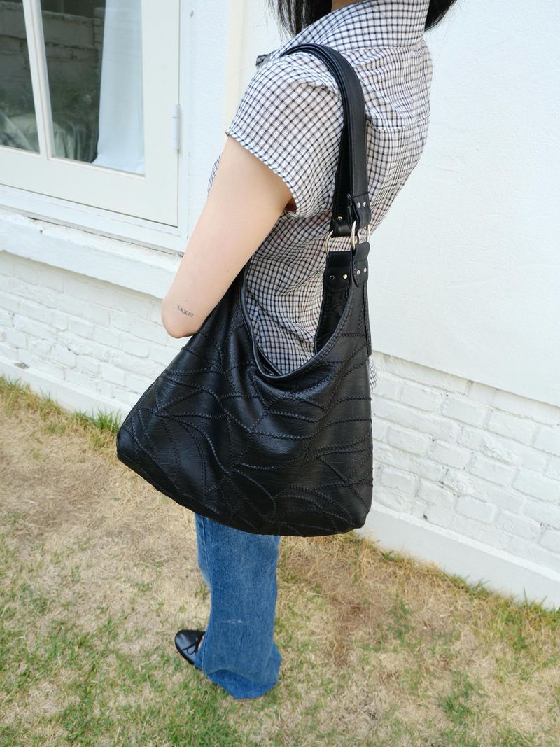 patch shoulder bag