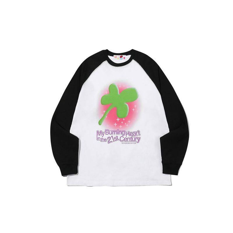 Clover Raglan Long sleeve [2Color]