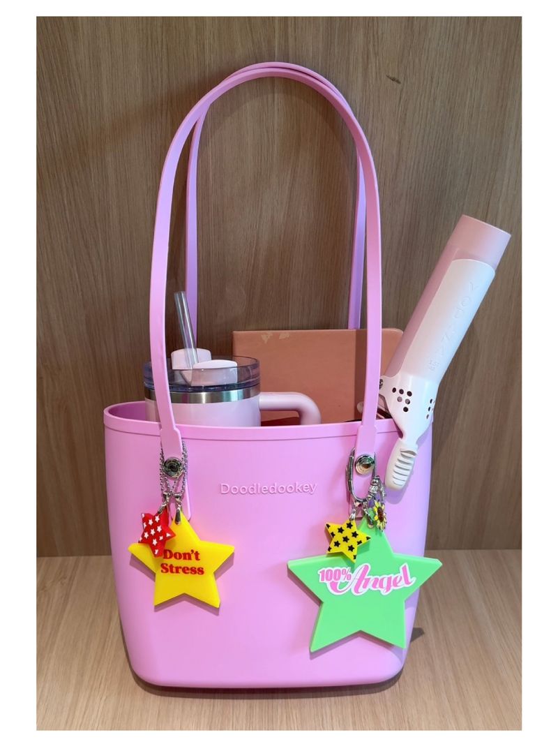 Waterproof Tote Bag Pink