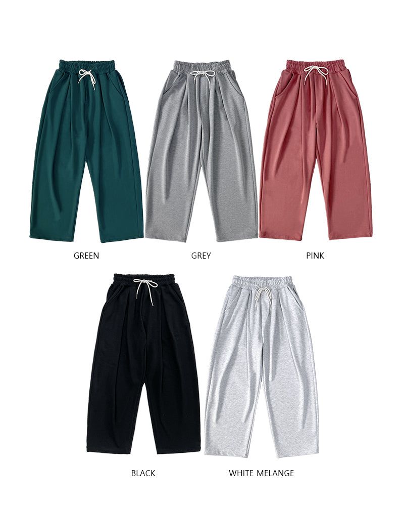GT Four-Tuck String Wide Pants (5 colors)