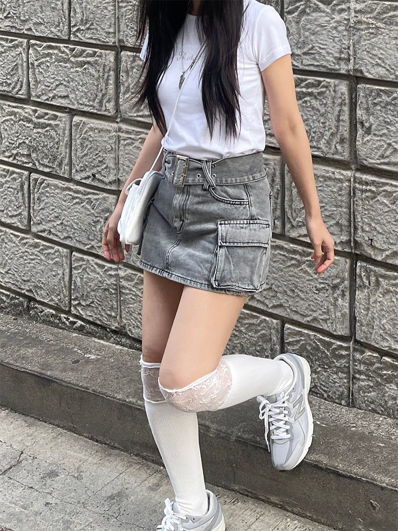 Cute cubic slim t-shirt