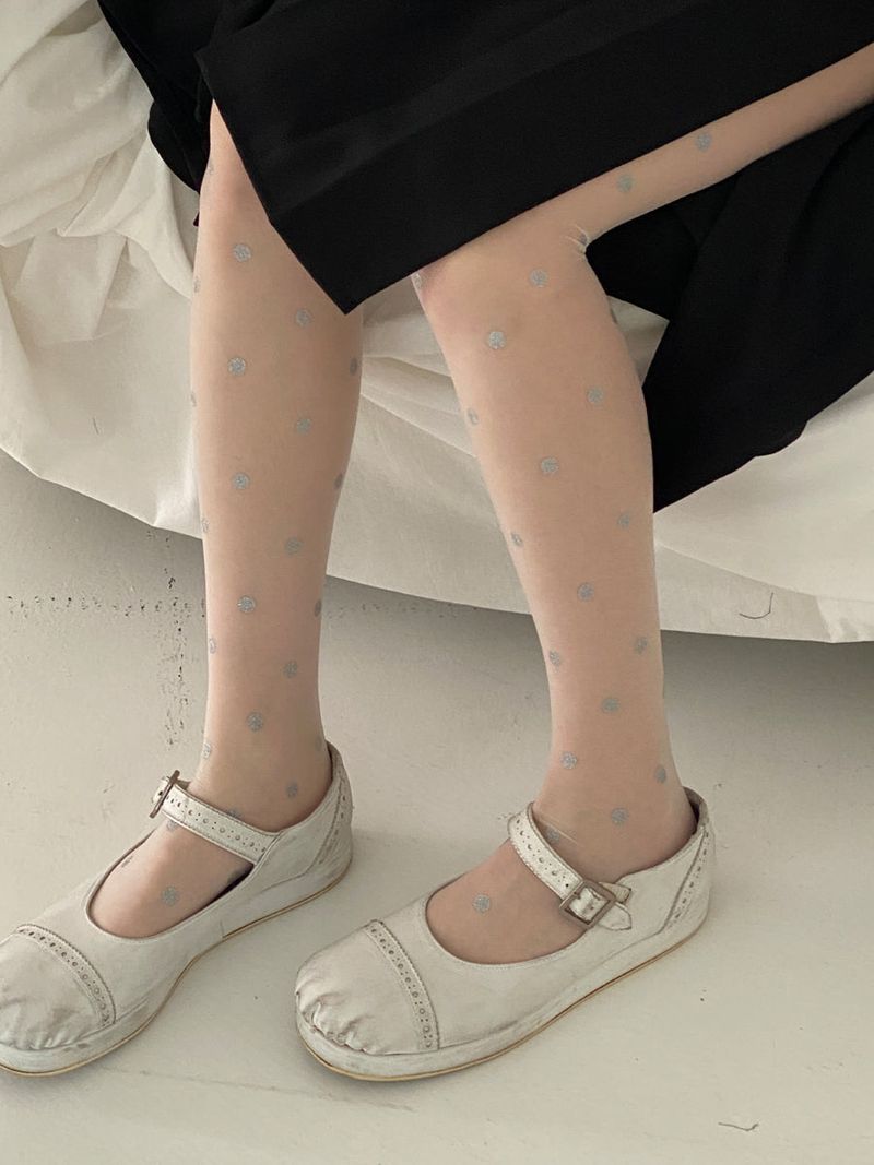 silver dot stocking