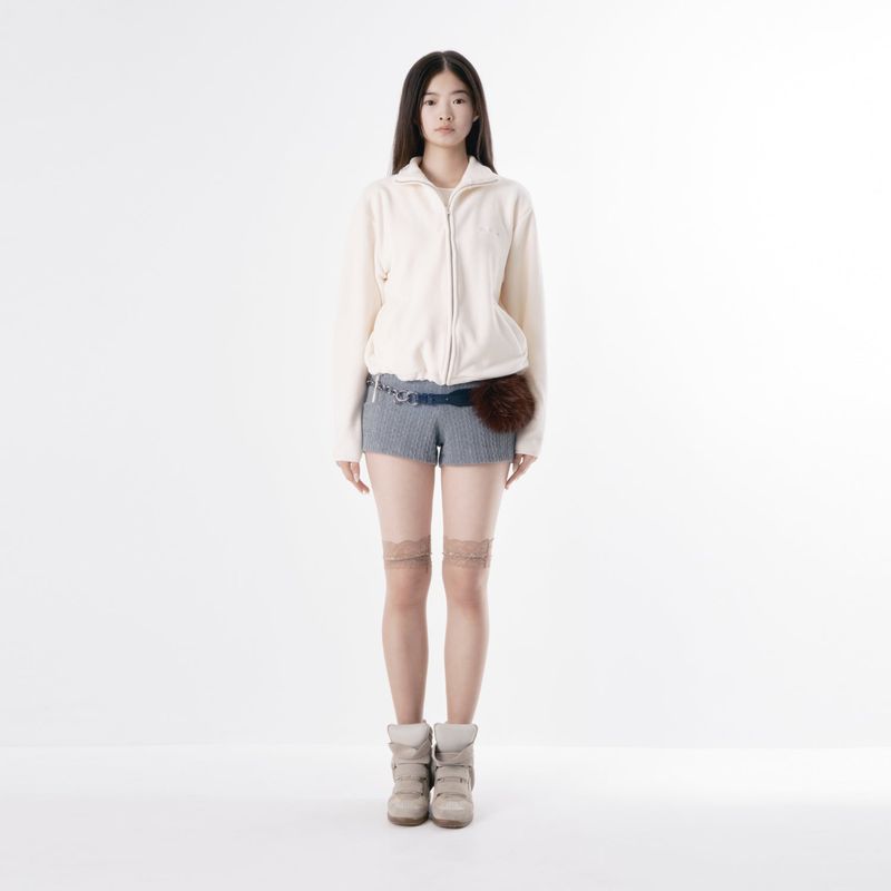 Snow fleece zip-up 002