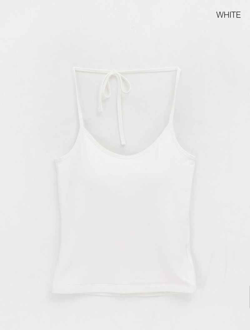[MADE] Chico Halter String Sleeveless (Built-in Bra)