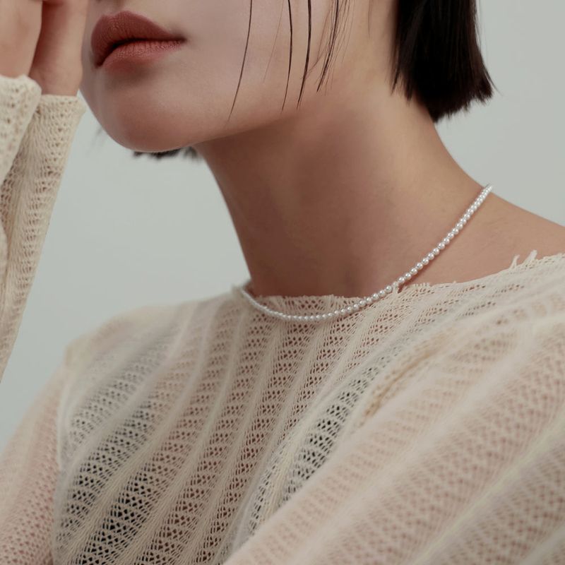 Less is more（レスイズモア）の「3mm pearl necklace（Accessories）」