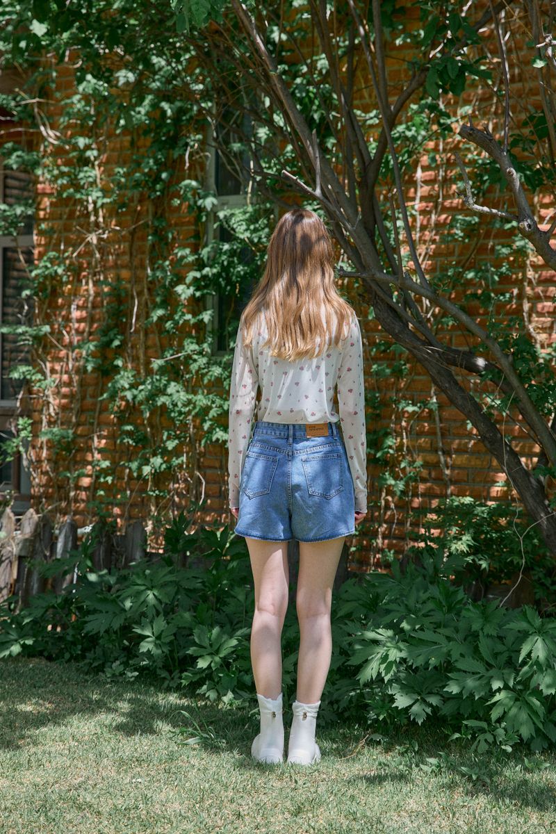 ROSE MESH TOP (2 COLORS)