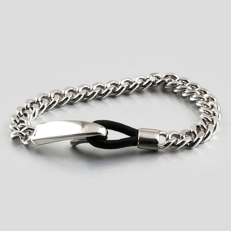 SVB-1009 Simple daily leather point chain bracelet