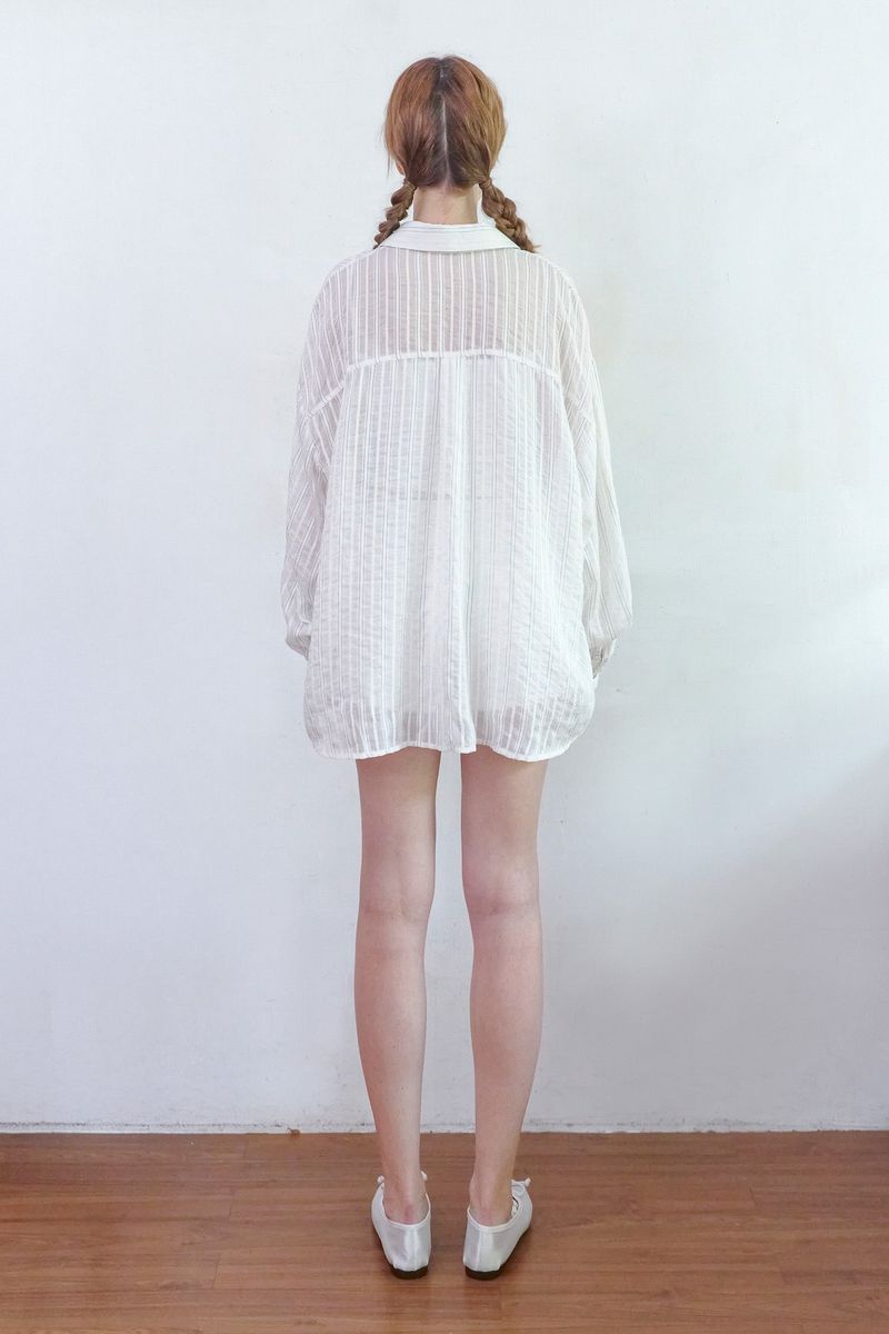 Summer Stripe Shirt [Ivory]