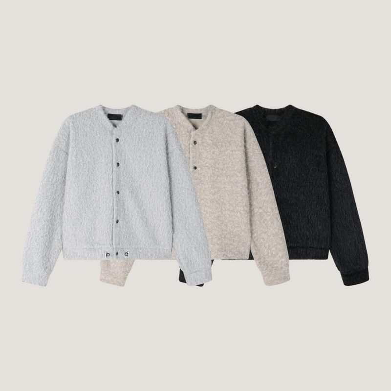 LMN Celine Brush Cropped Cardigan (3 colors)