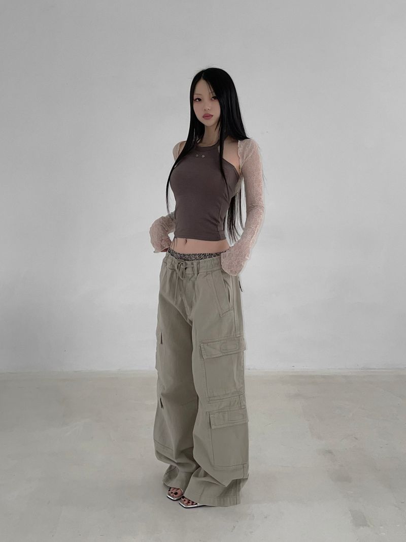  dear poket cargo pt(2 color)