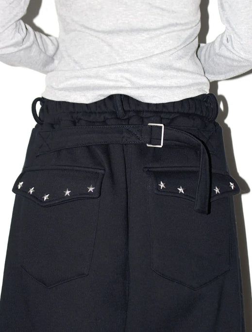 (Lining Brushed) STAR STUD SWEAT PANTS