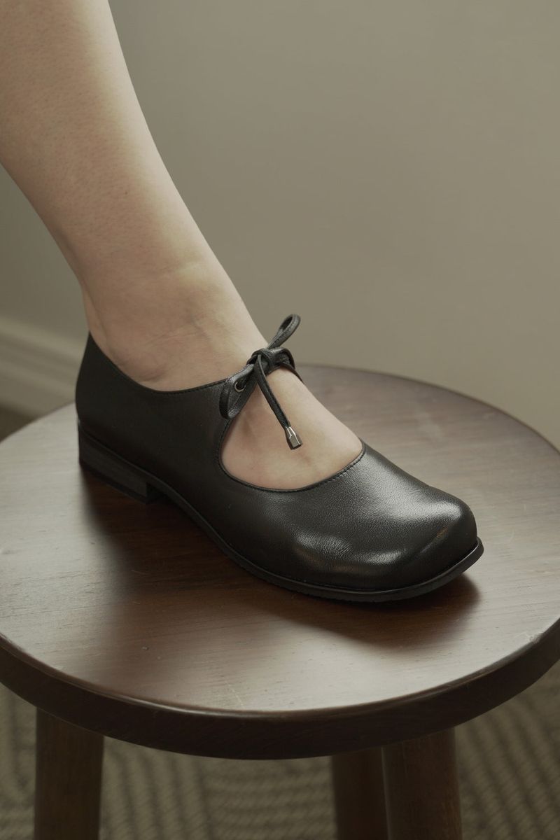 BONA RIBBON FLAT SHOES_3COLORS