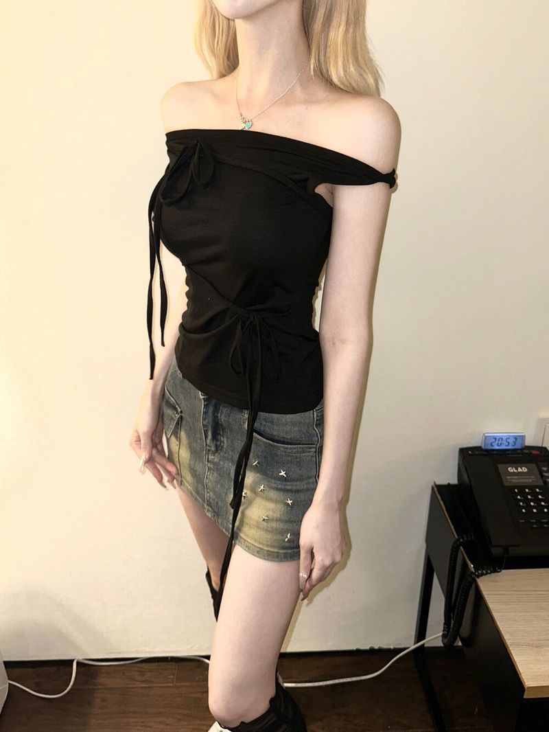1294. Ribbon multy way T (4color)