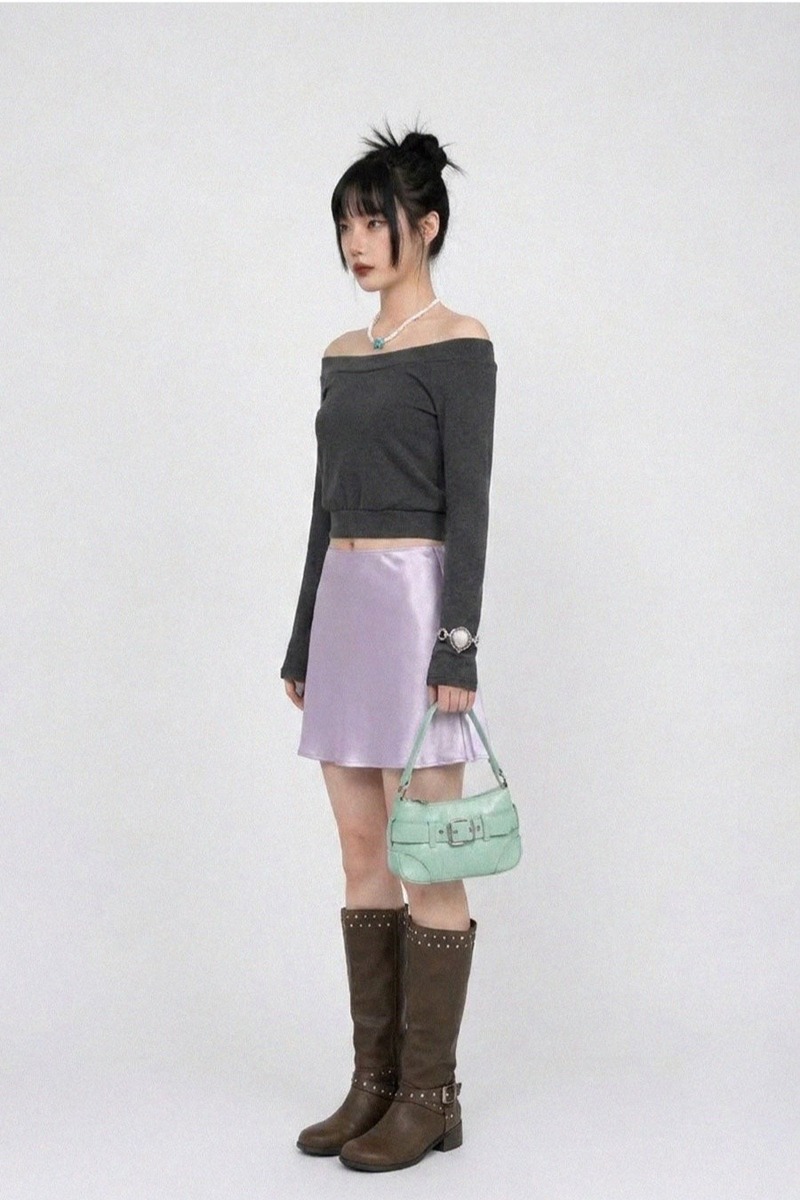 HARNESS STUDDED BUCKLE MID-CALF BOOTS (2COLORS!)