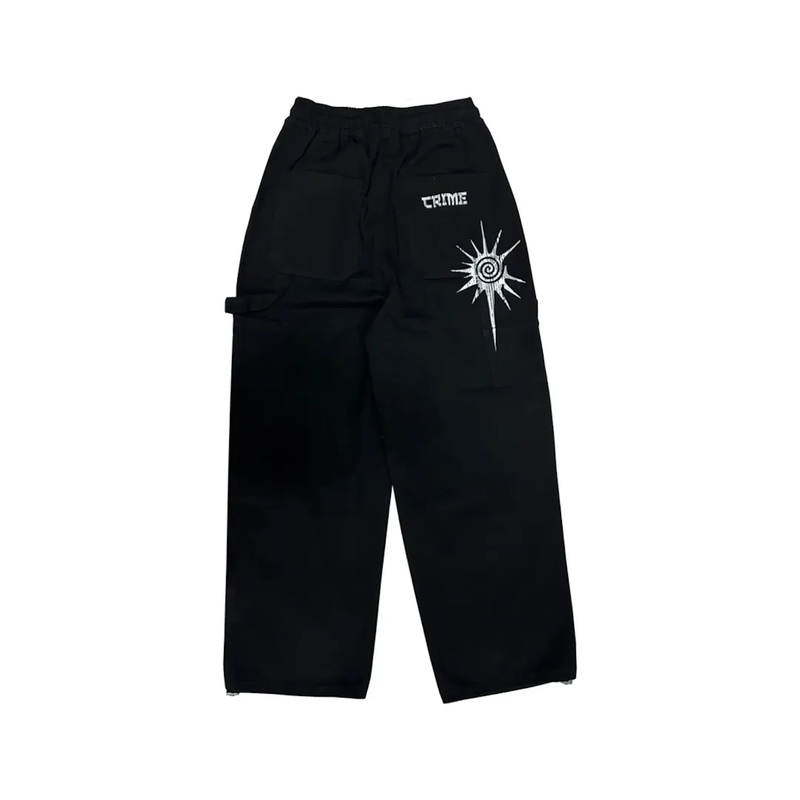 Click Carpenter Cotton Wide Pants 2C