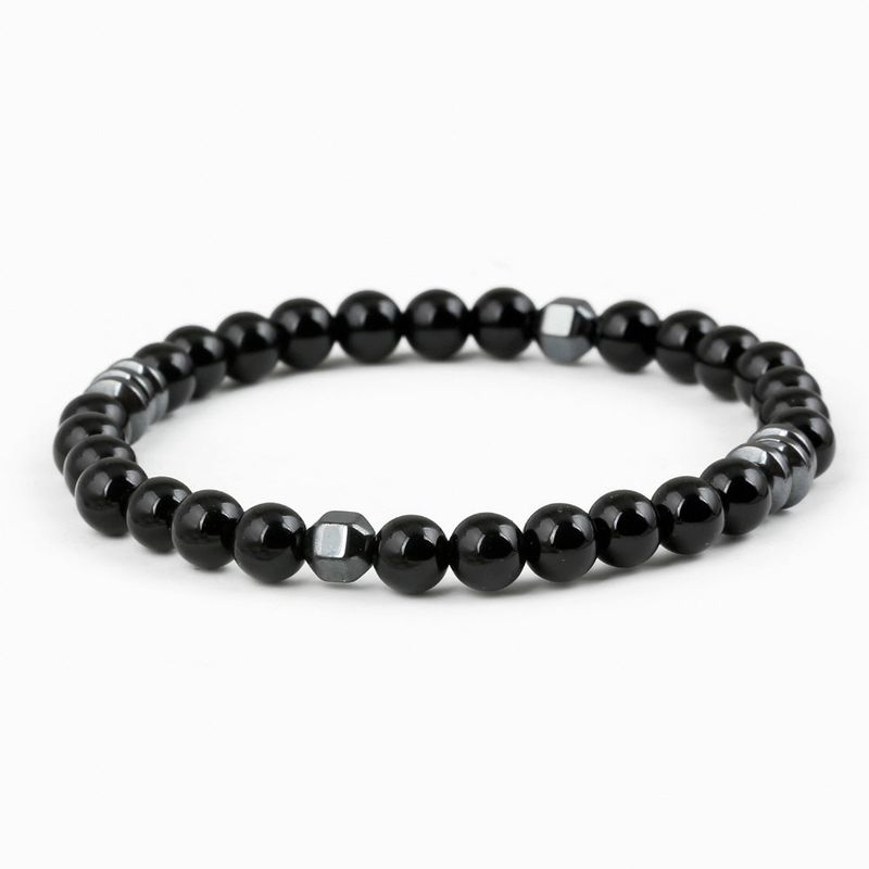 SVB-198 MONSTA X I.M Leather & Onyx Bracelet Set Unisex