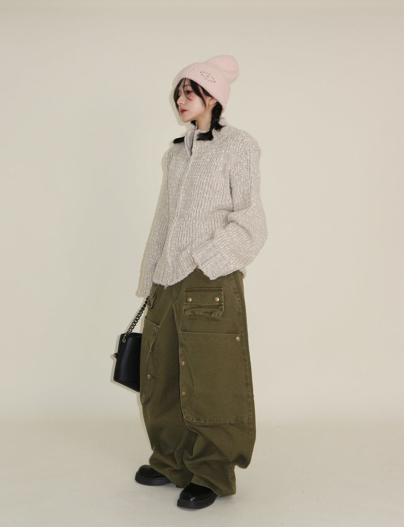 Boehm Boksarthy high neck two-way cardigan (outer)