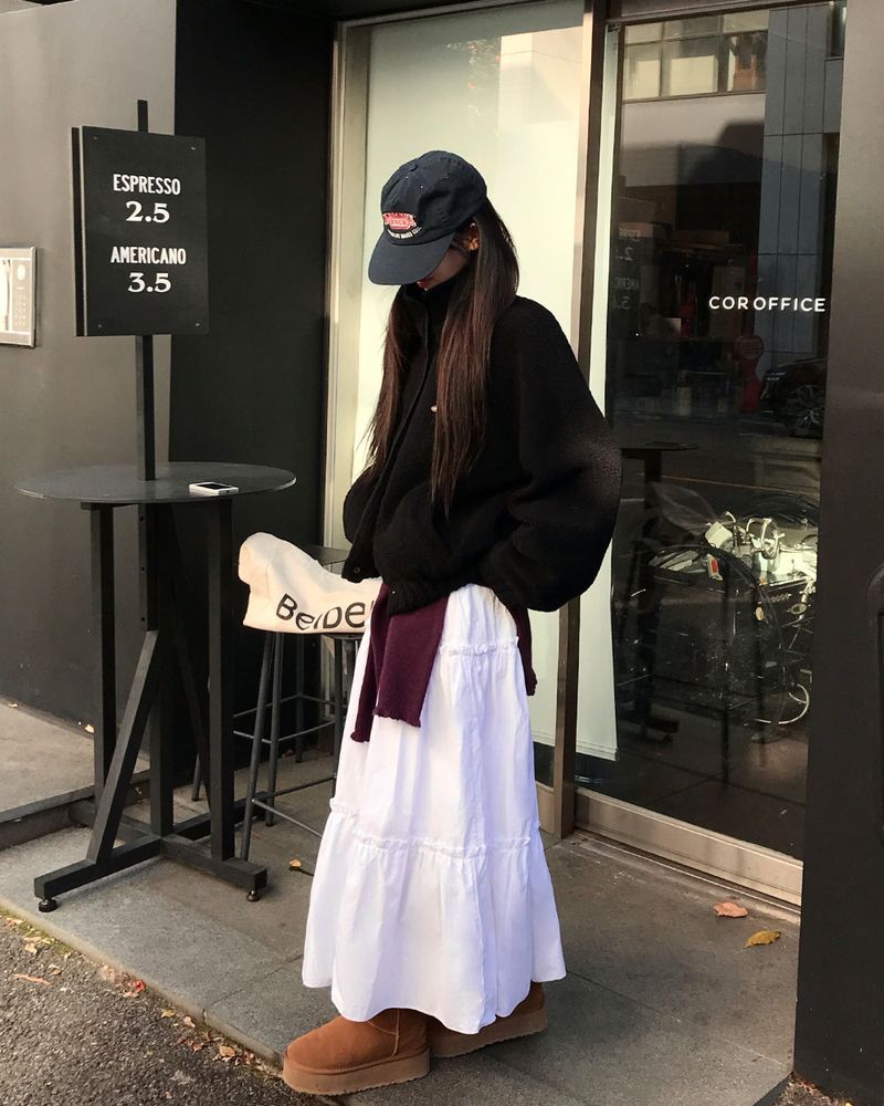 [ORIGINAL] Cable Wool Fleece Jumper