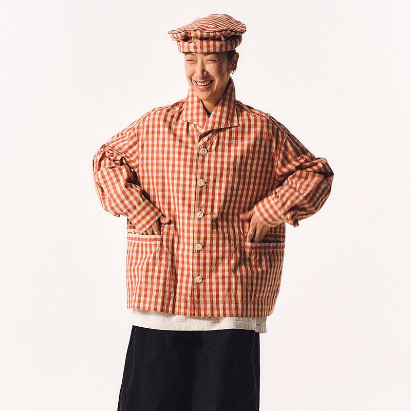 MANUFACTURE BY ATTEMPT（マニュファクチャー・バイ・アテンプト）の「OVERLAPPING COLLAR JACKET（Jackets/Outerwear）」