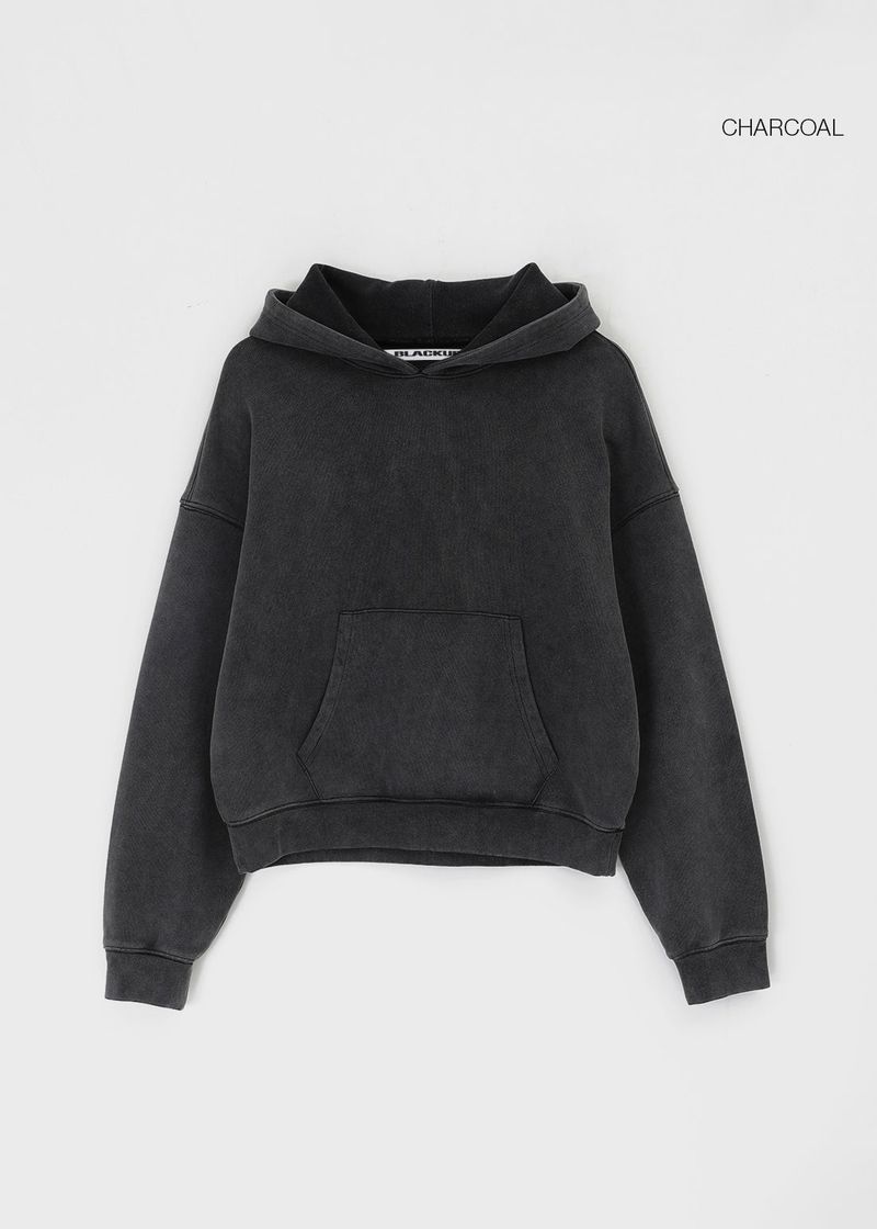 [B-BASIC] Heavy Sweat Salt Washing Hoodie