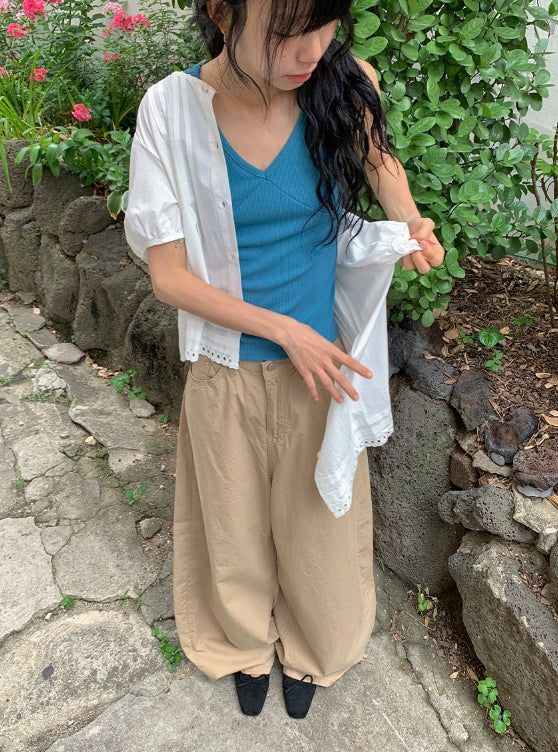 Orda Summer Cotton Wide Pants