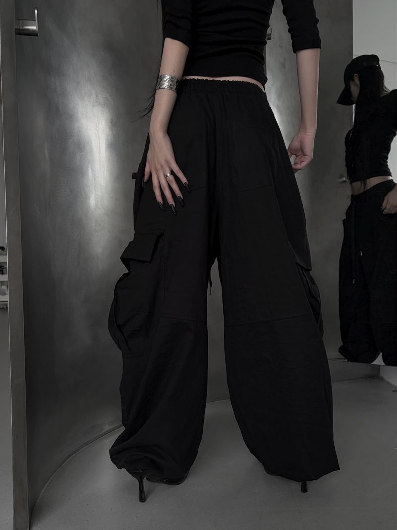 balloon big cargo pants (2color)
