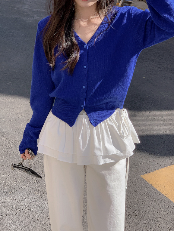 Wrap Frill Layered Mini Skirt (2color)