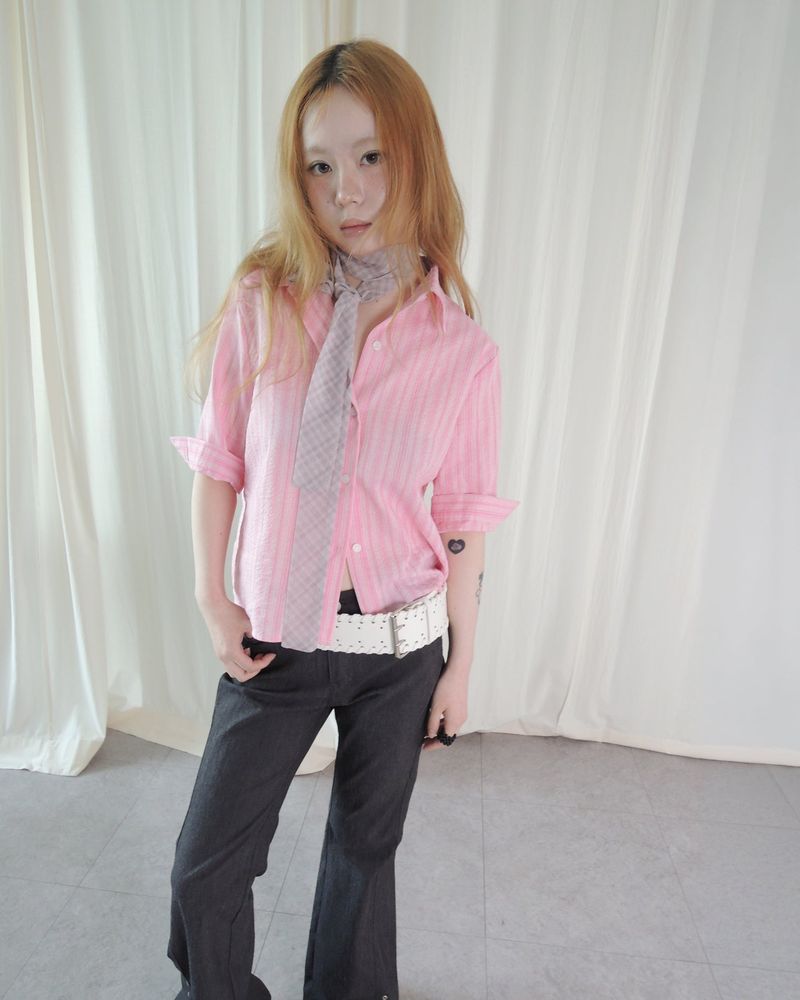 SLIM CHECK SCARF
