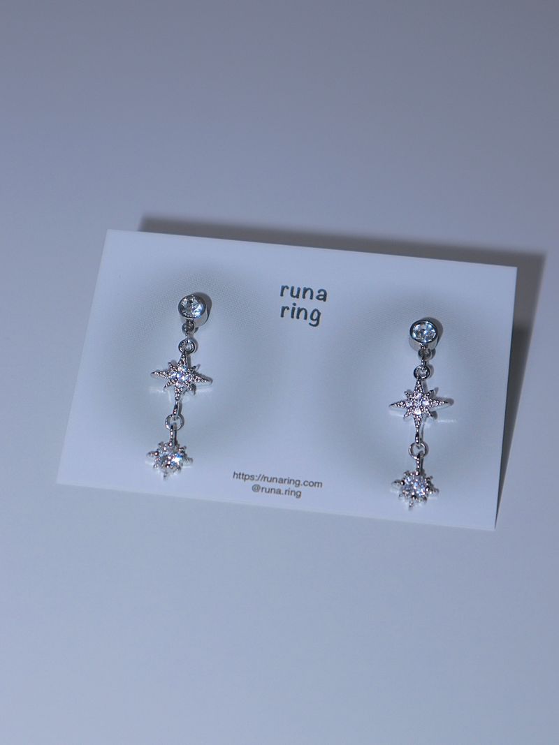 Shiny starlight earrings