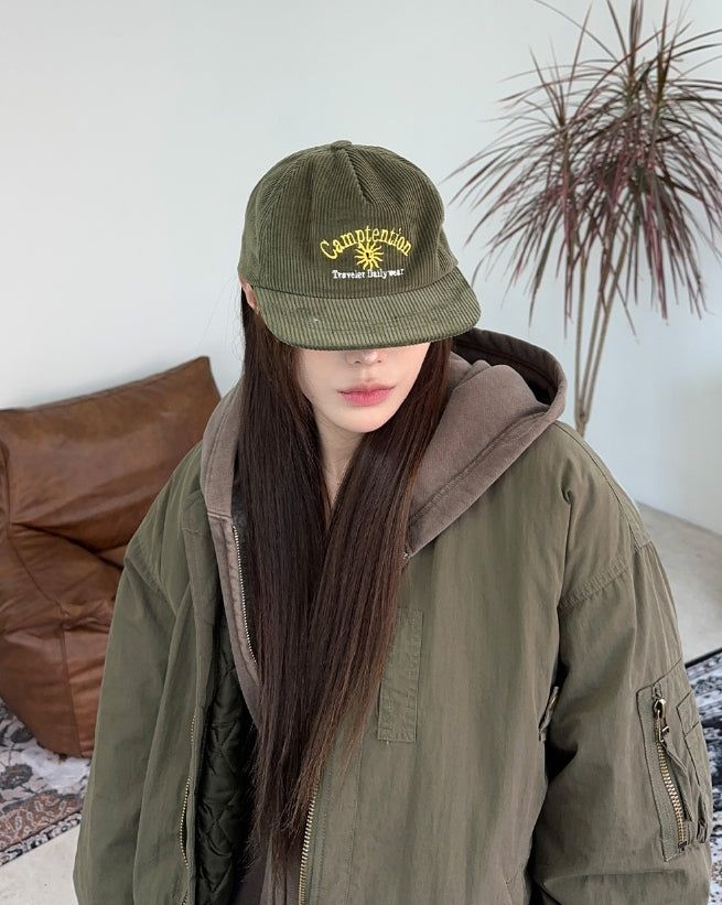 SATIIIZ（サティーズ）の「Soen Corduroy Camp Ball Cap（Hats）」