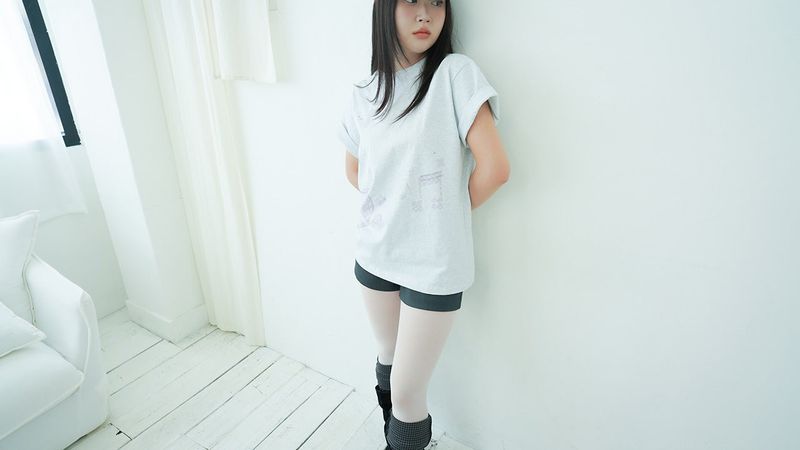 Do re mi T-shirt / white melange