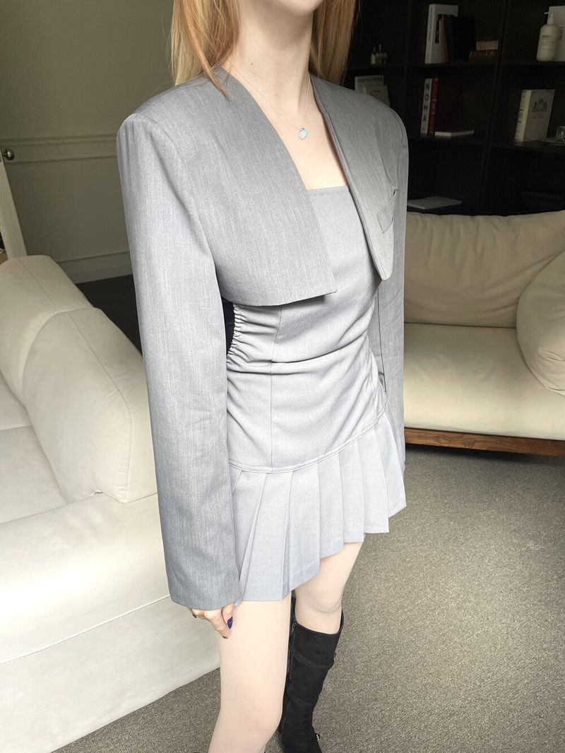 Bolero crop single jk (2color)