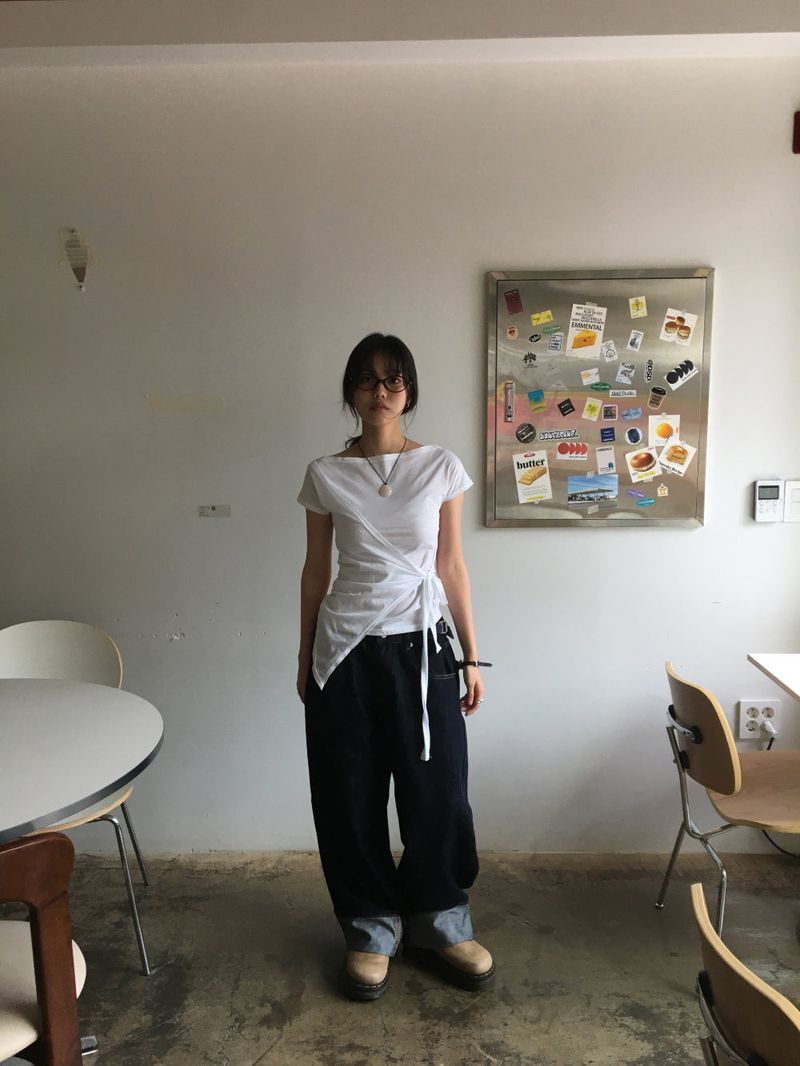 Summer Selvage Roll-Up Denim (1color)
