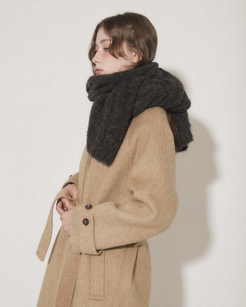 BOUCLE RIB MUFFLER [3colors]