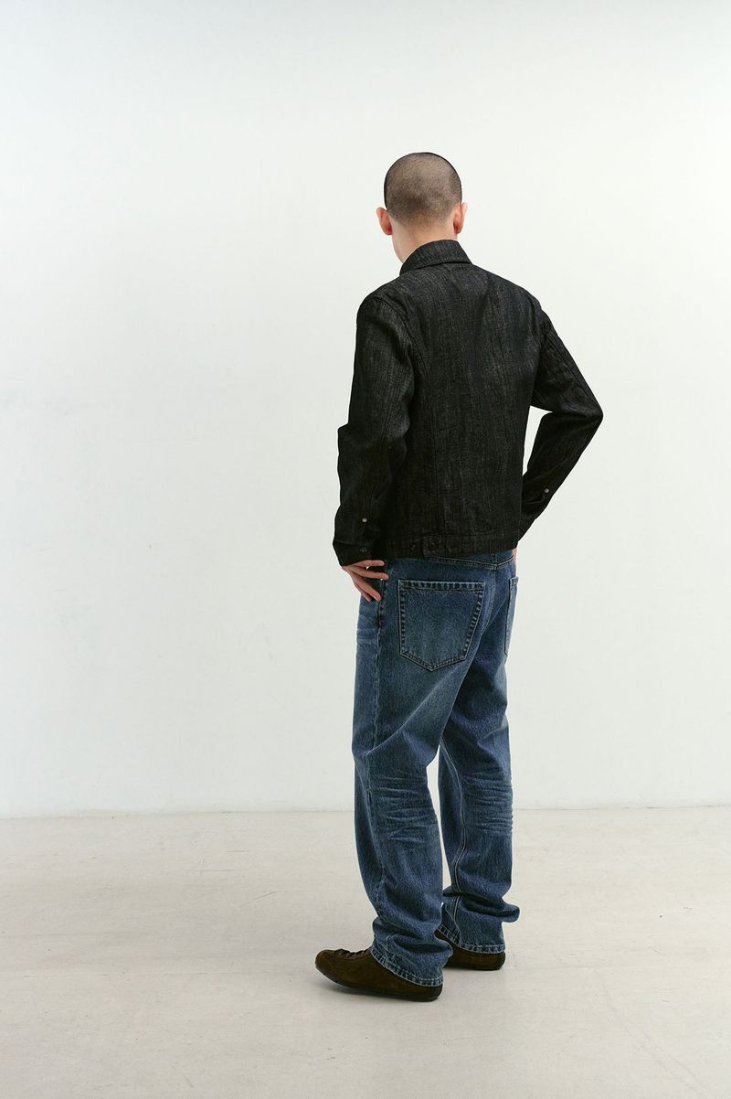 Linen Engineered Jacket (Black)