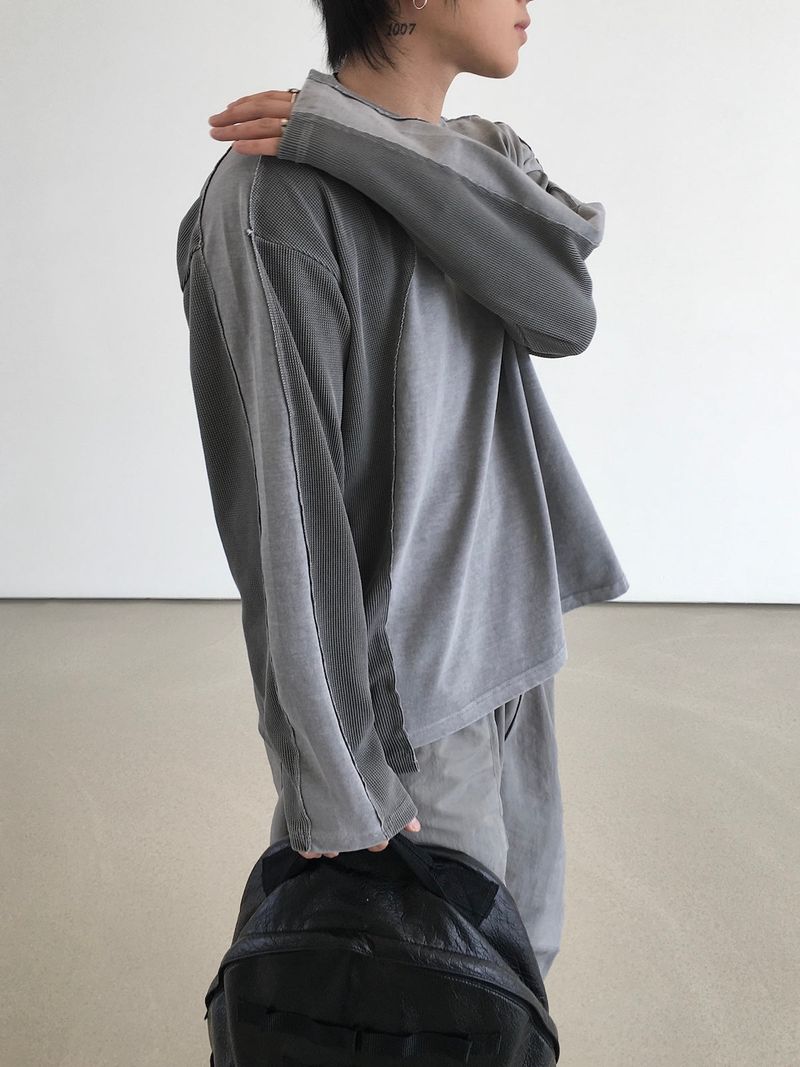 Mera Pigment Waffle Long Sleeve 4C