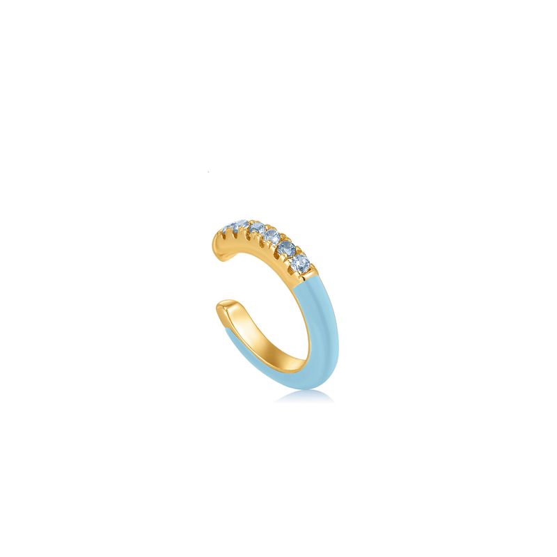 ANIA HAIE(アニア ハイエ)の「Powder Blue Color Stone Setting 925 Silver Ear Cuff E028-07G-B(Accessories)」
