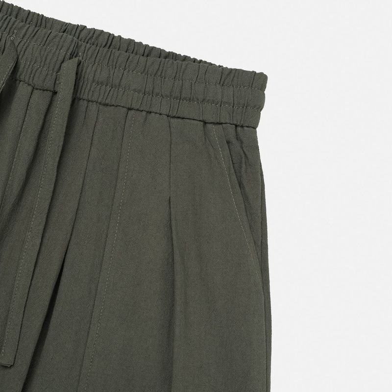 Mono Linen Wide Balloon Pants 4C