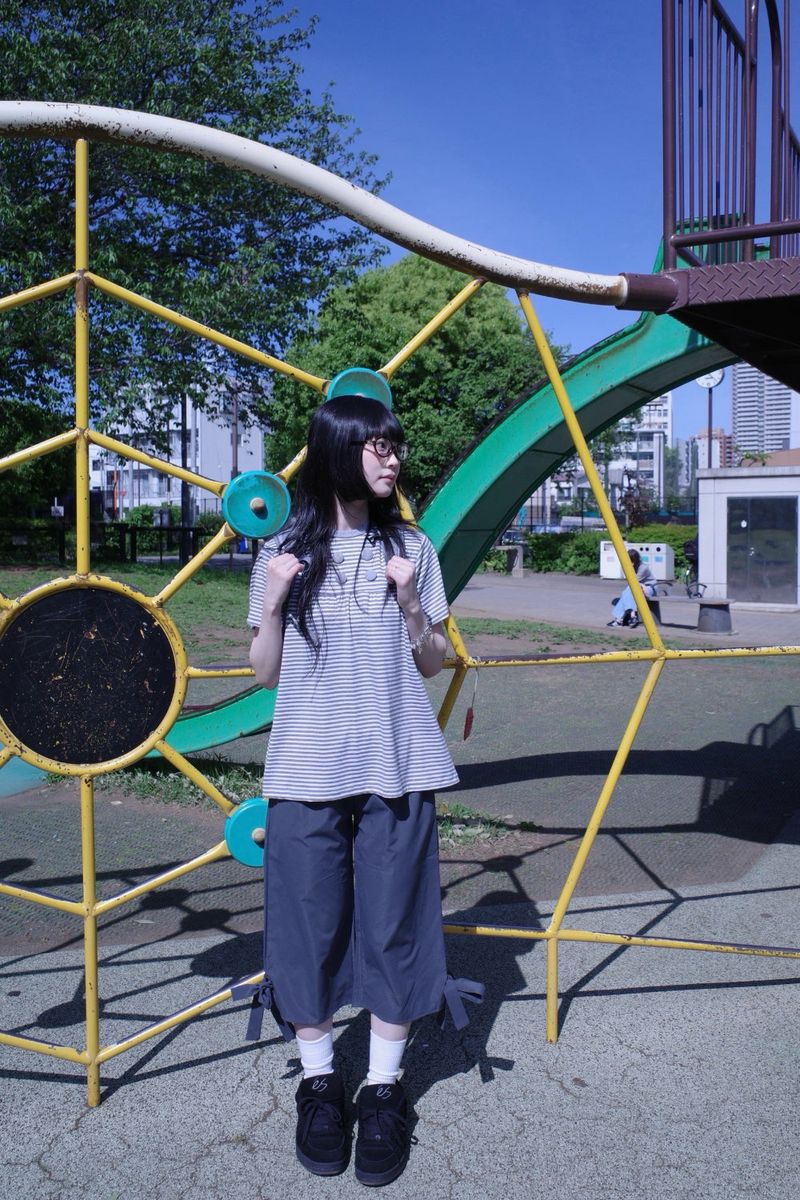 [MD PICK] グリニー ダンガラスナップ tee (2color)