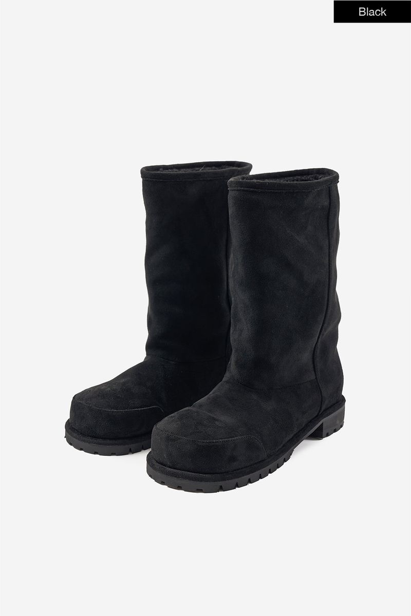 Faye suede fleece winter boots