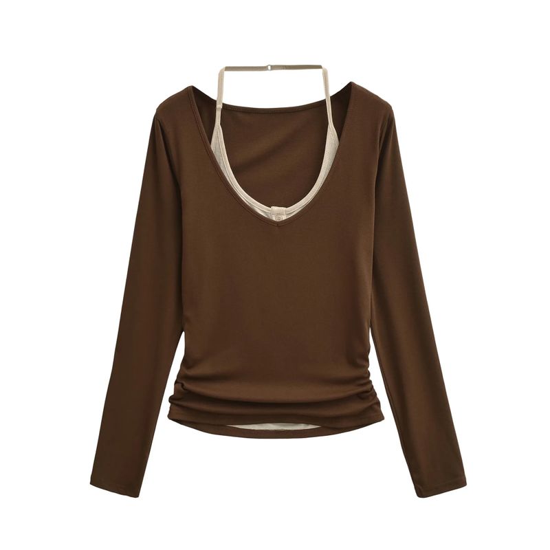 Erin Halter Layered Long-Sleeve Top