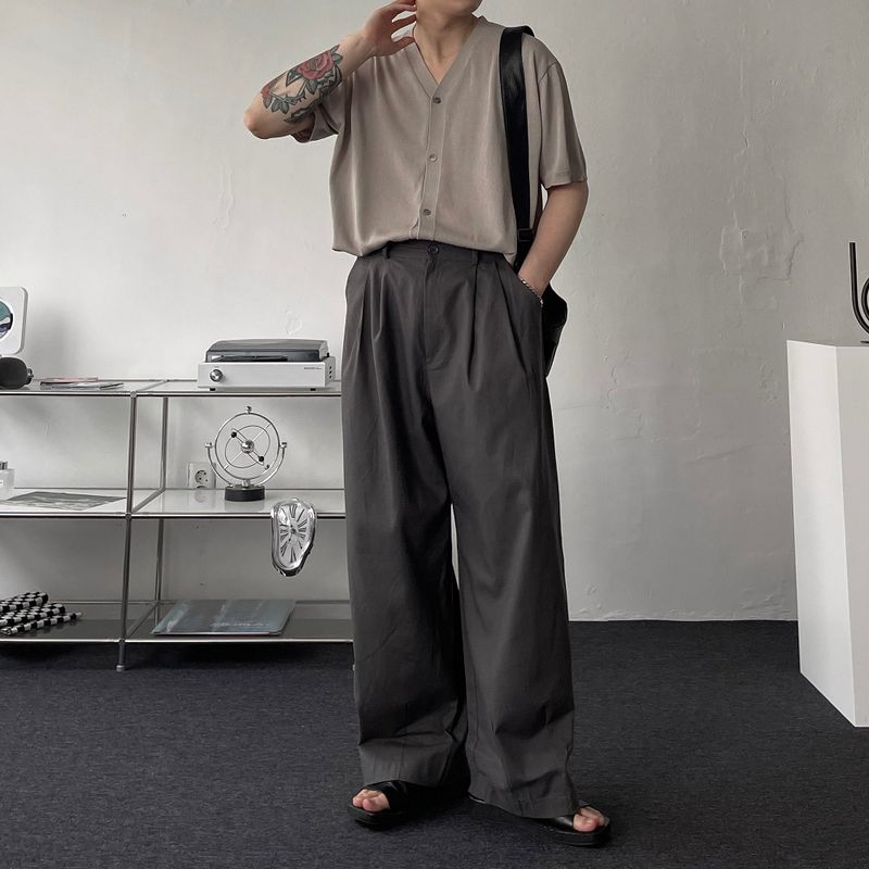 OWN Hello linen two-tuck pants (5 colors)