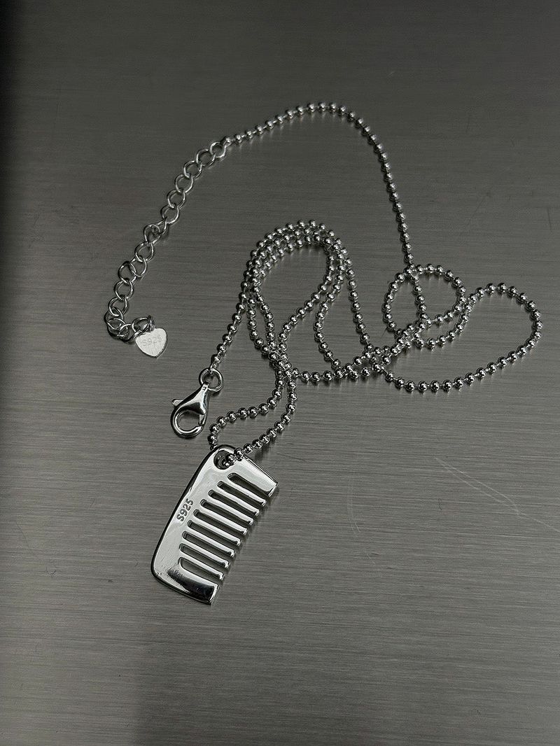  [925silver] Comb necklace